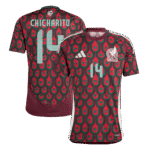 Mexico Adidas CHICHARITO #14 Copa América Soccer Jersey Home Custom Shirt 2024