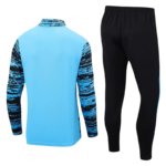 2024/2025 Al-Nassr Half-Pull Training Suit Blue Black Football Shirt - 图片 2