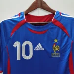 2006 France Zidane #10 Retro Jersey Home World Cup - 图片 3