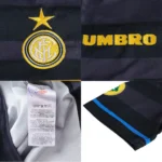 97-98 Inter Milan Ronaldo #10 Retro Jersey Europa League Away - 图片 4
