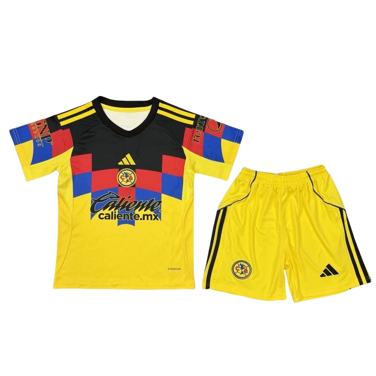 d3660618e3f6201cd5e48e9d6e38a2f9-1532506957.jpg Kids Club America Home Kits(Jersey+Shorts) 2025-2026 - 图片 1