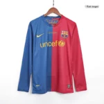 2008/09 Barcelona UCL Final Retro Home Long Sleeve Jersey - 图片 8