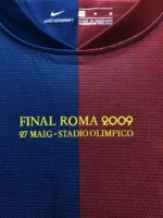 08-09 Barcelona Messi #10 UCL Final Retro Long Sleeve Home - 图片 3