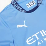 Kids Manchester City Home Jersey Kit Youth Apparels 2024/25 - 图片 9