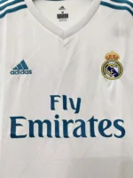 2017/18 Real Madrid Retro Home Long Sleeve Jersey - 图片 4