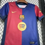 24-25 Barcelona Home Kids Kit Soccer Jersey+Shorts - 图片 6