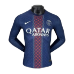 PSG Saint-Germain Home Long Sleeve Soccer Jersey 25-26 Player Version