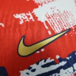 24/225 PSG Away Player version white red yellow blue Soccer Jersey - 图片 5