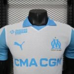 Marseilles Home Soccer Jersey Player Version 25-26 - 图片 3