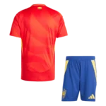 Spain Home Kit(Jersey+Shorts) Soccer Apparels Euro 2024 - 图片 2