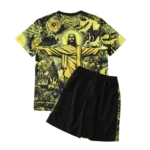 2024 Brazil Christ the Redeemer Special Kids Kit Shirt Football - 图片 2