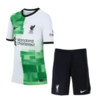 23-24 Kids Liverpool Away Whole Kit Jersey+Shorts+Socks - 图片 2