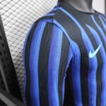 Inter Milan Home Shirt SOccer Jersey Long Sleeve Player Version 25-26 - 图片 6