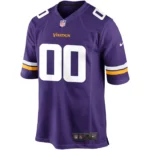 Men's Minnesota Vikings Nike Purple Custom Game Jersey - 图片 2
