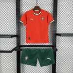 Kids Portugal Home Kits (Jersey+Shorts) 2025 - 图片 2