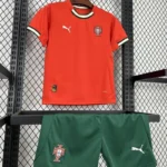 Kids Portugal Home Kits (Jersey+Shorts) 2025 - 图片 7
