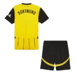 24-25 Borussia Dortmund Home Kids Kit Jersey+Shorts - 图片 2