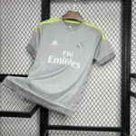 2015-16 Real Madrid Away Retro Jersey Grey - 图片 6