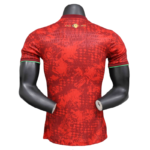 2025 Portugal Red Flower Special Edition Player Version Shirt - 图片 2