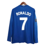 08-09 Manchester United Home Retro Jersey #7 Ronaldo Long Sleeve - 图片 2