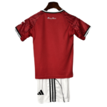 Kids Manchester United Home Soccer Kits 25-26 - 图片 2