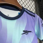 24-25 Arsenal Third Away Soccer Kids Kit Jersey+Shorts - 图片 5