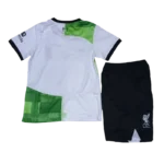 23-24 Kids Liverpool Away Whole Kit Jersey+Shorts+Socks - 图片 5