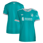 Liverpool Third away green football jersey Fan version 2025-26 Women - 图片 2